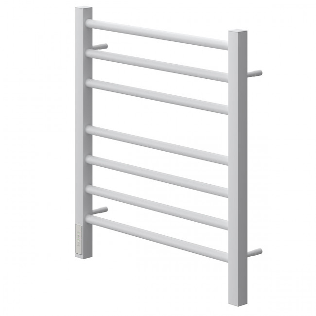 Полотенцесушитель электрический Point Веста PN70756W П7 500*600 диммер слева белый