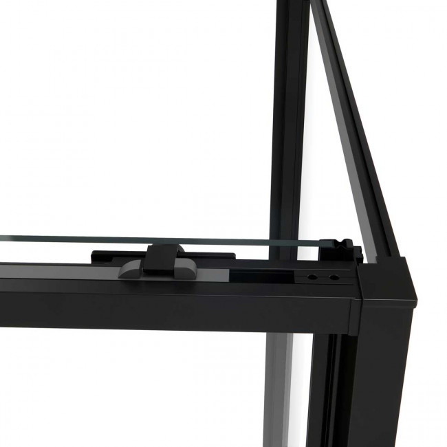 Душевой уголок Vincea Slim Soft 140*100 VSR-1SS1014CLB прозрачное