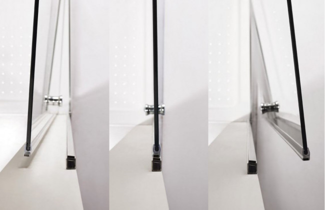 Душевая дверь Cezares ECO-O-B-1-95-P-Cr 95 рифленое Punto