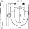 Сиденье для унитаза Am.Pm C117852WH с микролифтом