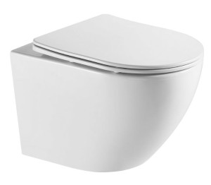 Унитаз подвесной Azario Grado AZ-0046-UQ1 смыв Торнадо безободковый с микролифтом