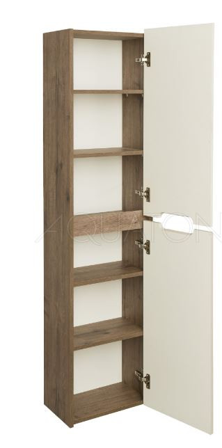 Шкаф-колонна Акватон Оливия 1A254603OLVG0 бежевый, дуб велл