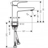 Смеситель Hansgrohe Metropol 32500700 для раковины белый матовый