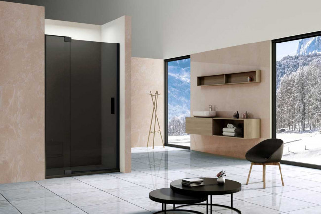 Душевая дверь Vincea Extra 100-110 VDP-1E1011CGB тонированное