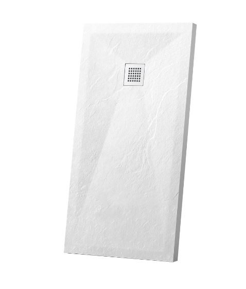 Поддон из искусственного камня Vincea VST-4SR9010W 100*90 белый матовый
