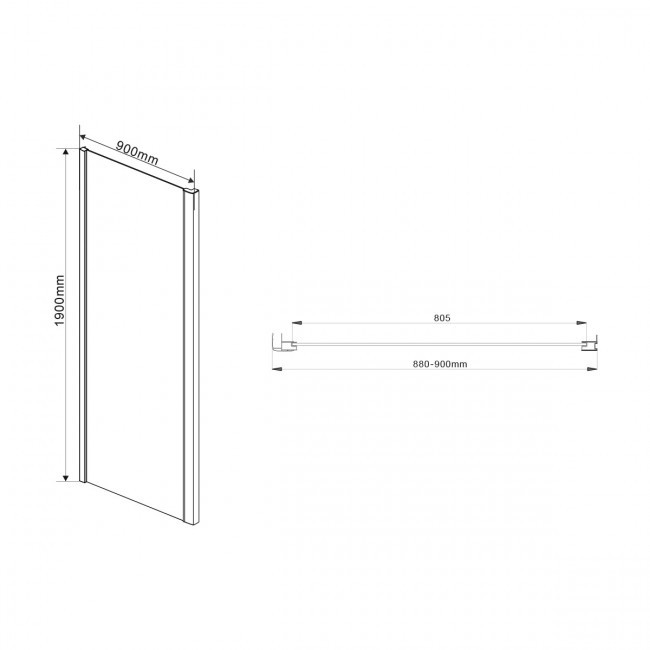 Душевой уголок Vincea Intra (70*80)*90 VSR-1I708090CH шиншилла