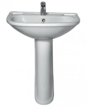 Раковина с пьедесталом Оскольская Керамика Престиж Стандарт 55 45101100302 белый