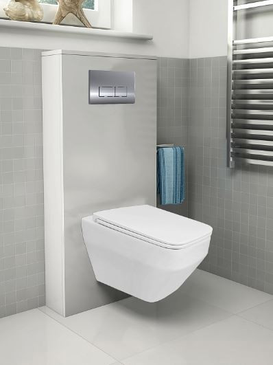 Унитаз подвесной Azario Moneo AZ-0062 безободковый с микролифтом