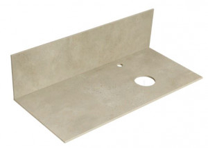 Столешница под раковину Акватон Мишель 100 1A253103MIX40 дуб эндгрейн с панелью ВЛДСП