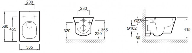 Унитаз подвесной Jacob Delafon Reve E4811-00