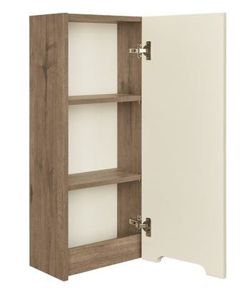 Шкаф навесной Акватон Оливия 1A254703OLVGR бежевый, дуб велл правый