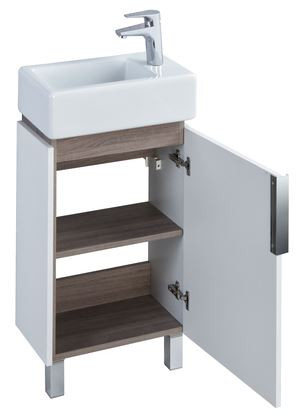 Тумба под раковину Акватон Бэлла 1A221501BBAZ0 белая джарра