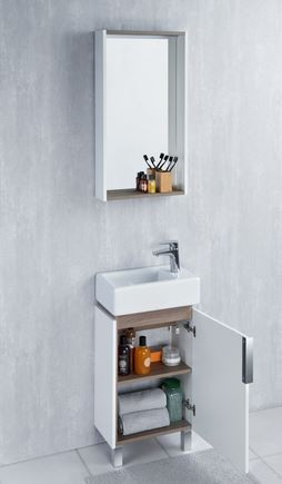 Тумба под раковину Акватон Бэлла 1A221501BBAZ0 белая джарра