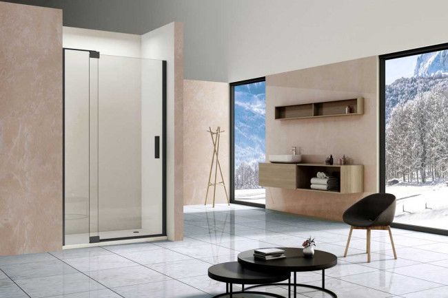 Душевая дверь Vincea Extra 110-120 VDP-1E1112CLB прозрачное