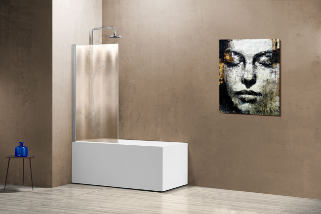 Шторка для ванны Vincea VSB-11800CH 80 шиншилла