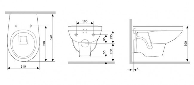 Унитаз подвесной Damixa Jupiter DX77C1738SC с микролифтом