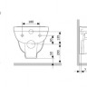 Унитаз подвесной Damixa Jupiter DX77C1738SC с микролифтом