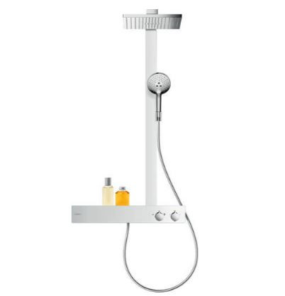 Душевая система Hansgrohe Raindance E Showerpipe 300 1jet с ShowerTablet 600 27363000 с термостатом