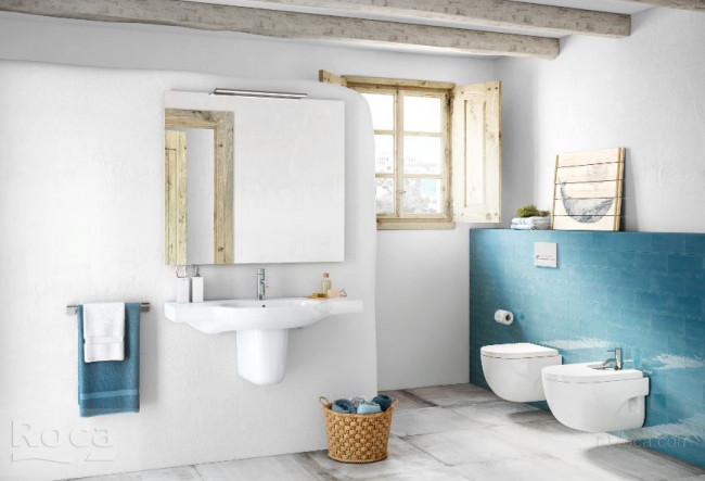 Унитаз подвесной Roca Meridian-N 34624L000 безободковый без сиденья