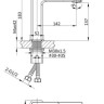 Смеситель Vincea Next VBF-1N1BG для раковины брашированное золото