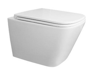 Унитаз подвесной Azario Teramo AZ-0052-UQ3 смыв Торнадо безободковый с микролифтом