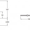 Смеситель Jacob Delafon Purist E14402-4A-CP для раковины