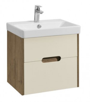 Тумба под раковину Акватон Оливия 55 1A254201OLVG0 бежевый, дуб велл