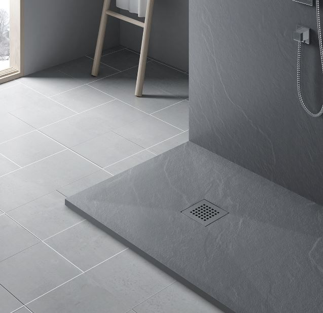 Поддон из искусственного камня Vincea VST-4SR9012G 120*90 серый