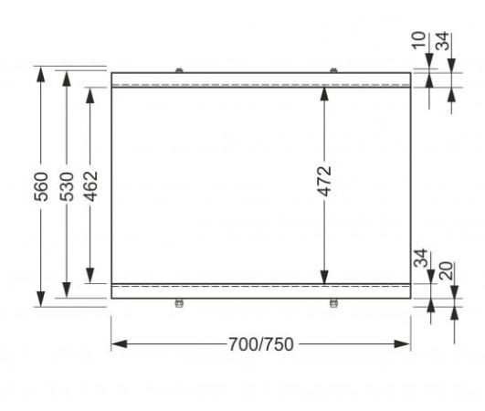 Панель боковая Cersanit 70 Тип 3 универсальная PB-TYPE3*70