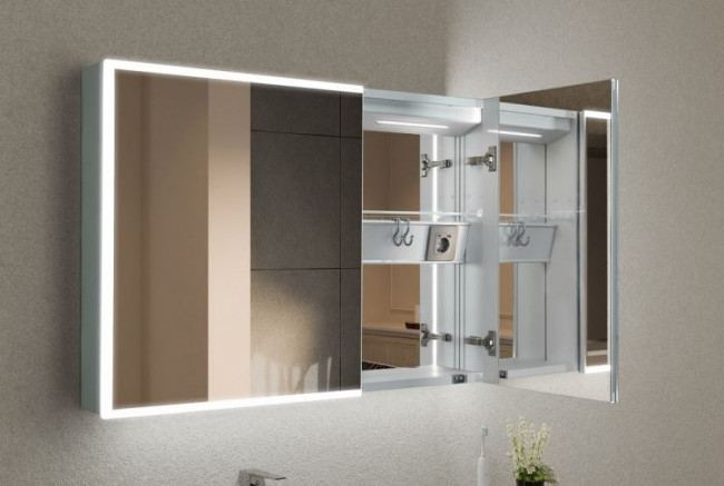 Зеркальный шкаф Esbano ES-3809D 90*70