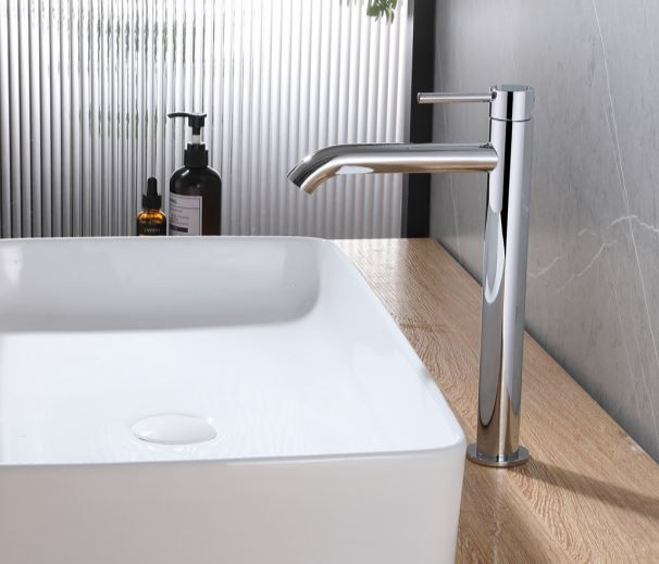 Смеситель AbberWasser Kreis AF8111 для раковины высокий хром