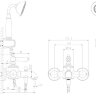Смеситель Bravat Art F675109C-B для ванны