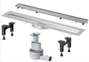 Душевой лоток Viega Advantix Basic Set 753214 с решеткой Visign ER13 под плитку 80см