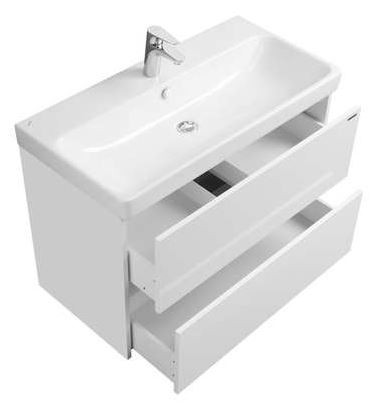 Тумба под раковину Акватон Сканди 90 1A251901SD010 белая матовая