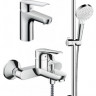 Комплект для ванны Hansgrohe Logis SET E 100 (c)