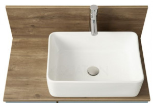 Столешница под раковину Акватон Мишель 80 1A256603MIDR0 дуб рустикальный с панелью ВЛДСП