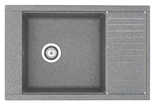 Мойка для кухни Акватон Делия 78 1A715132DE230 серая