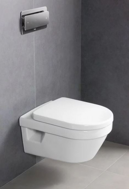 Унитаз подвесной Villeroy&Boch Architectura 5684HR01 безободковый с микролифтом