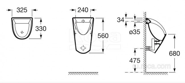 Писсуар Roca Chic 35945J000