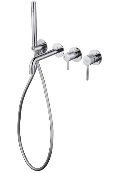 Смеситель AbberWasser Kreis AF8130 для ванны встраиваемый хром
