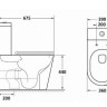 Унитаз напольный с бачком Maretti Florenza FL10NBM17-844 безободковый с микролифтом