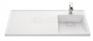 Раковина Акватон Лондри 105 1A72223KLH010 для установки над стиральной машиной правая