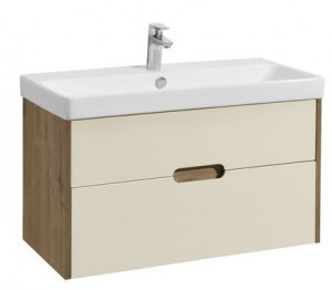 Тумба под раковину Акватон Оливия 90 1A254401OLVG0 бежевый, дуб велл