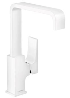 Смеситель Hansgrohe Metropol 32511700 для раковины белый матовый