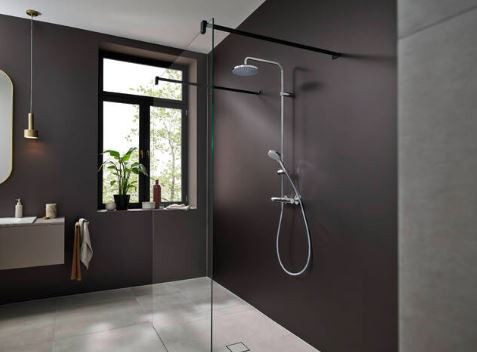 Душевая система Hansgrohe Vernis Blend Showerpipe 200 1jet Green 26318000 с термостатом