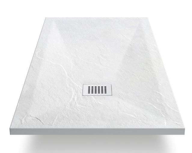 Поддон из искусственного камня Vincea VST-4SR9013W 130*90 белый матовый