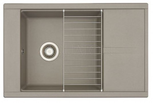 Мойка для кухни Акватон Делия 78 1A715132DE250 серый шелк