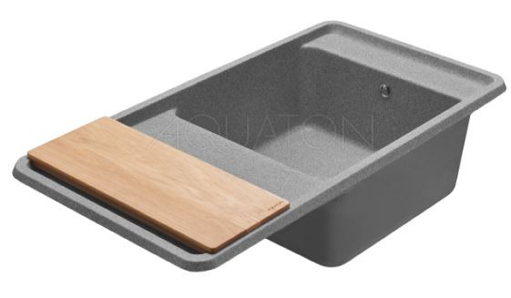 Мойка для кухни Акватон Беллис 97 1A725132BS230 серая