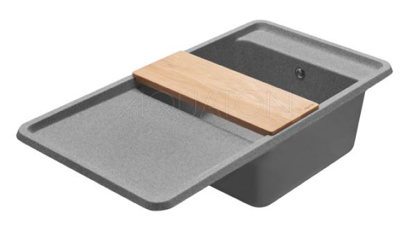 Мойка для кухни Акватон Беллис 97 1A725132BS230 серая