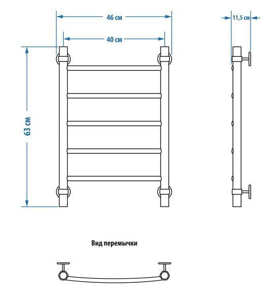Полотенцесушитель Energy Classic 600*400 водяной